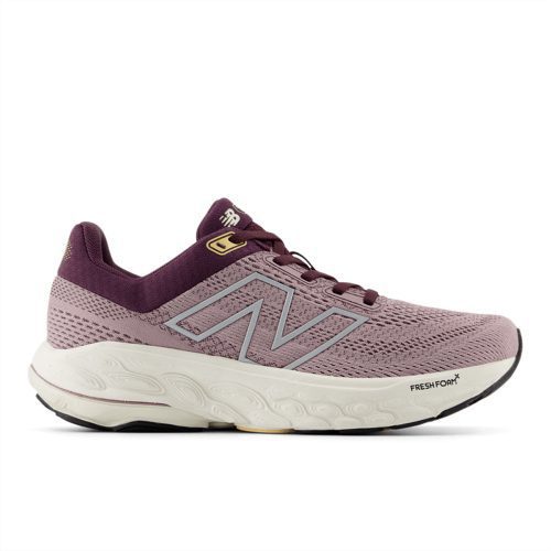 womens new balance fresh foam x 860v14 ice wine plum brown silver metallic